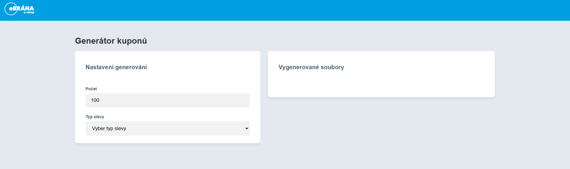 Generátor kupónů